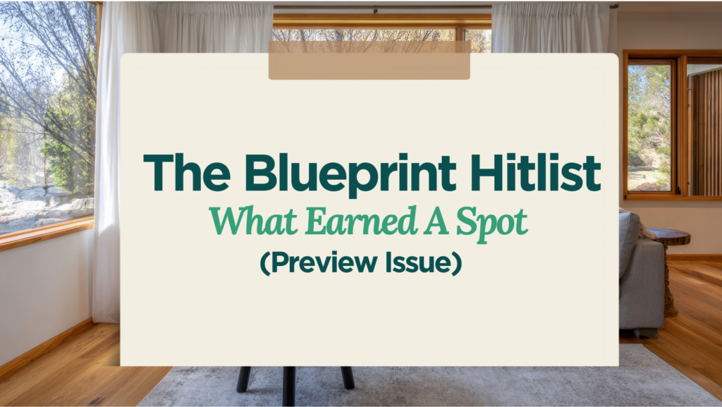 The Blueprint Hitlist Preview Issue